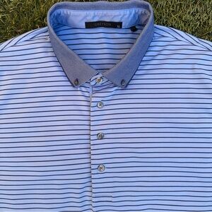 Greyson Clothiers Men’s Performance Polo Shirt With Button Down Knit Collar XL